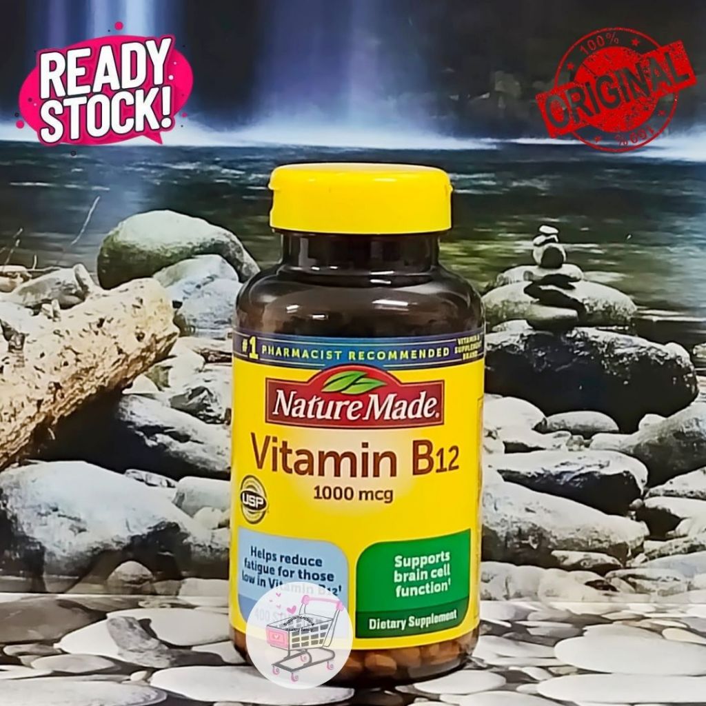 (100% ORIGINAL) NATURE MADE - Vitamin B12 1000 mcg (400 Softgels)