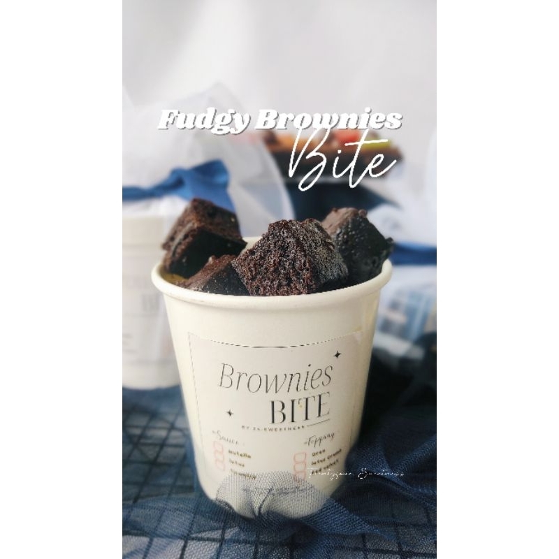 

FUDGY BROWNIES BITE