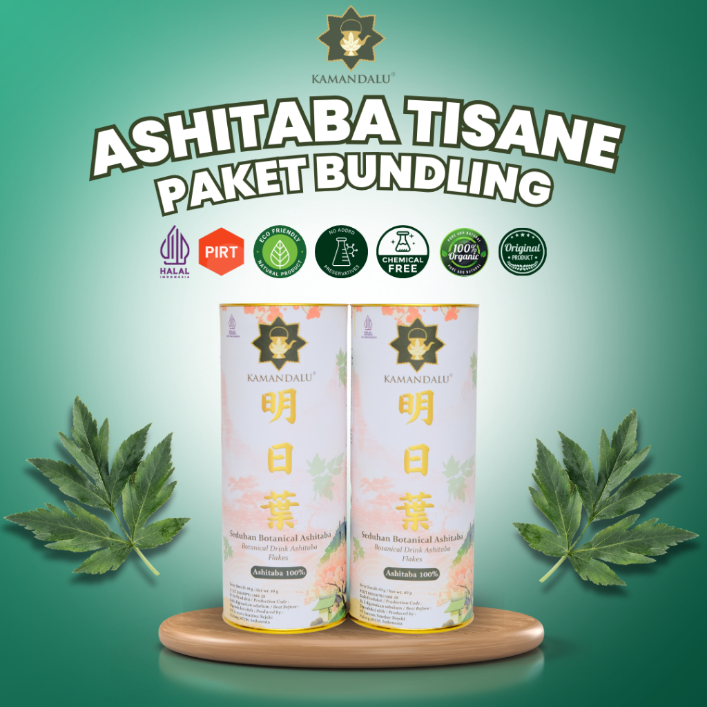 

(PAKET HEMAT) TEH HERBAL ASHITABA 100% Original Ashitaba