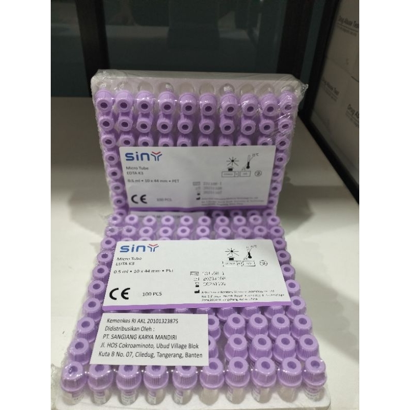 Micro tube edta 0,5ml