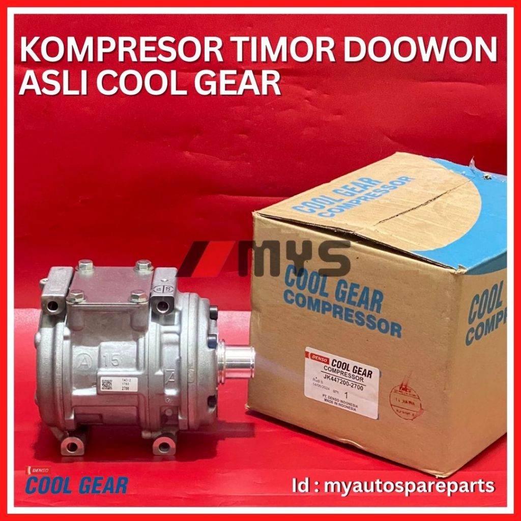 COMPRESSOR AC Mobil TIMOR Doowon KOMPRESOR ASLI DENSO COOL GEAR