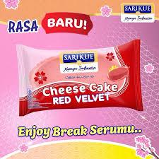 

SARI ROTI CHEESECAKE RED VELVET SARI KUE