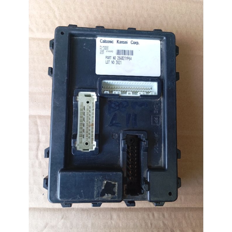 ready sperpart /onderdil, bcm grand livina L11 manual/metic original copotan, kondisi normal.