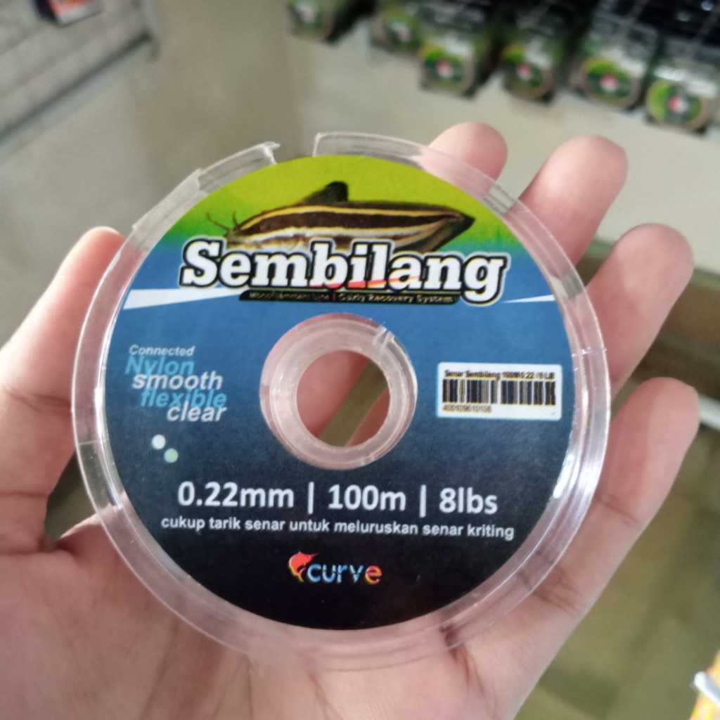 Senar Pancing Anti Keriting Curve Sembilang Monofilament Senar pancing curve