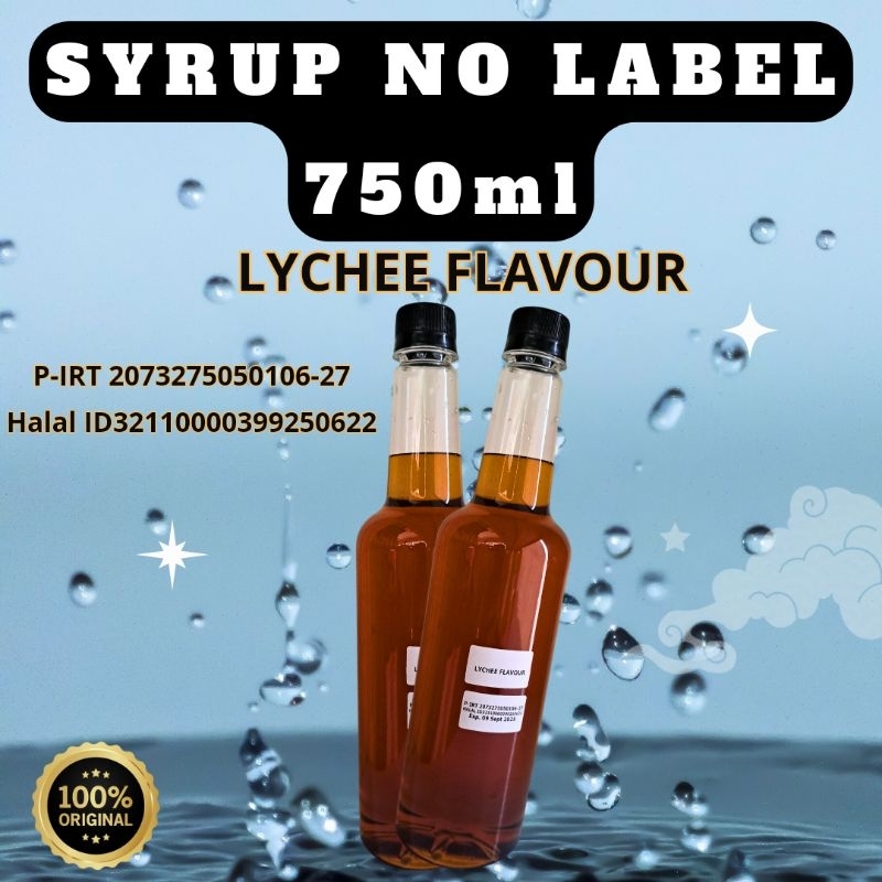 

Syrup LYCHEE FLAVOUR No Lebel 750ml