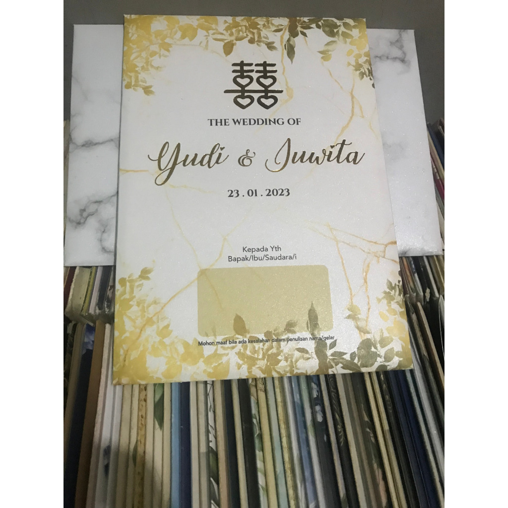 undangan single hardcover mandarin