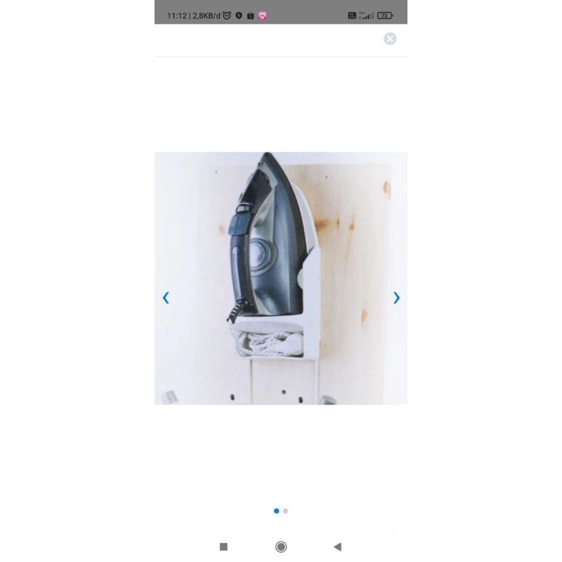Tempat holder gantungan setrika & meja setrika holder saja