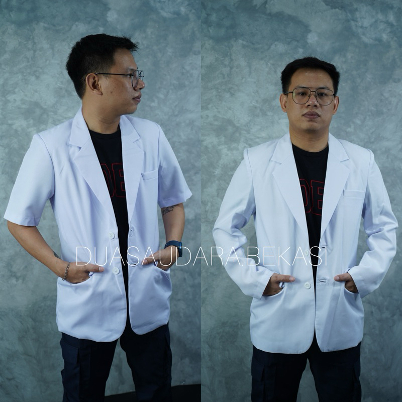 JAS DOKTER PRIA / SNELLY PRIA / JAS DOKTER LENGAN PANJANG / LENGAN PENDEK