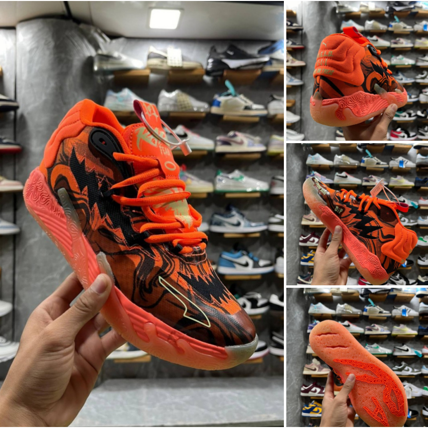 PUMA MB03 RARE - Orange Black - LNN16