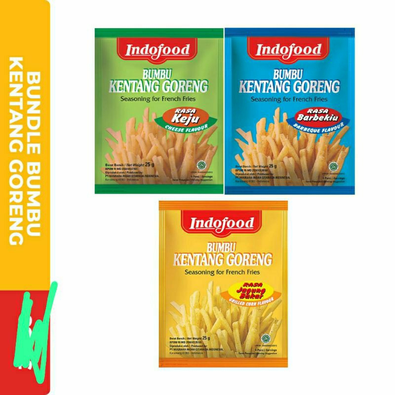 

3sachet Bumbu Kentang Goreng