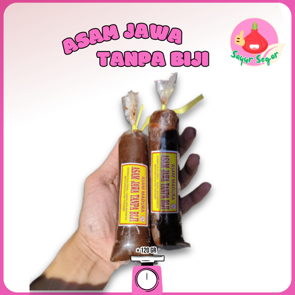 Sayur Segar - Asam Jawa/Asam Jawa Tanpa Biji/Asam Jawa Asli/ Asam Madura  1bks