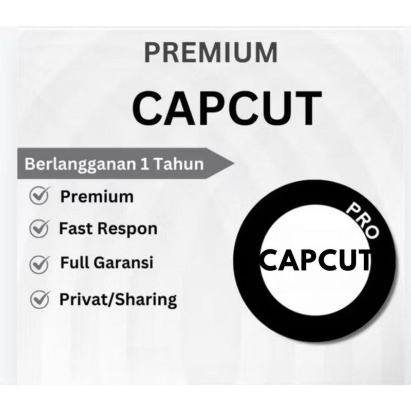 CapCut Pro 1 Tahun