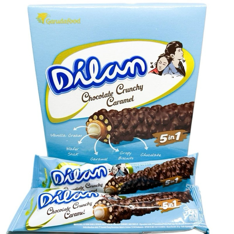 

DILAN CHOCOLATE CRUNCHY CARAMEL 1 PACK ISI 12