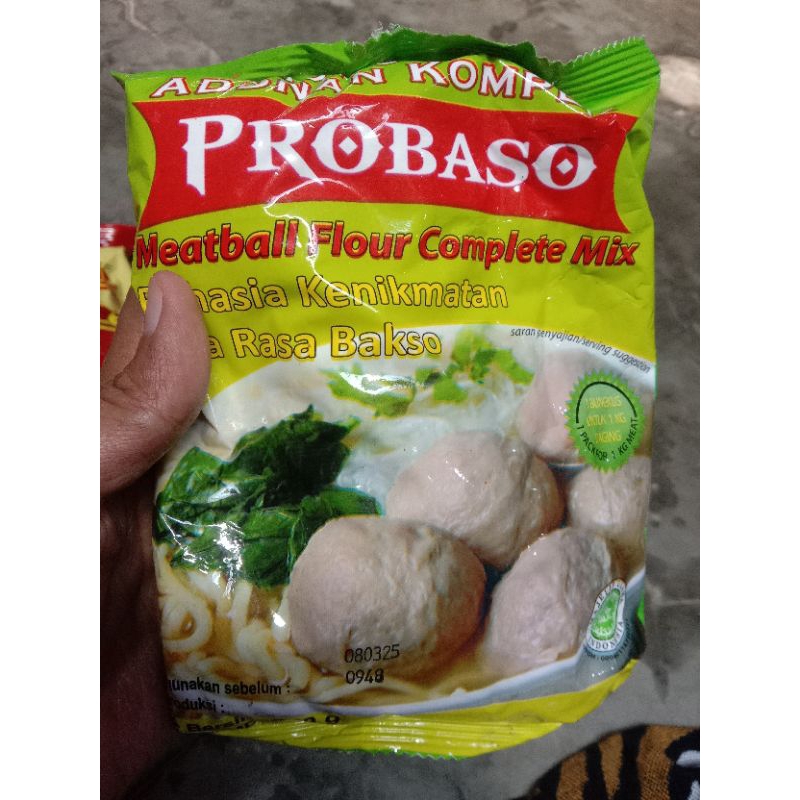 

probaso dan sobaso tepung baso perenyah pengenyal baso