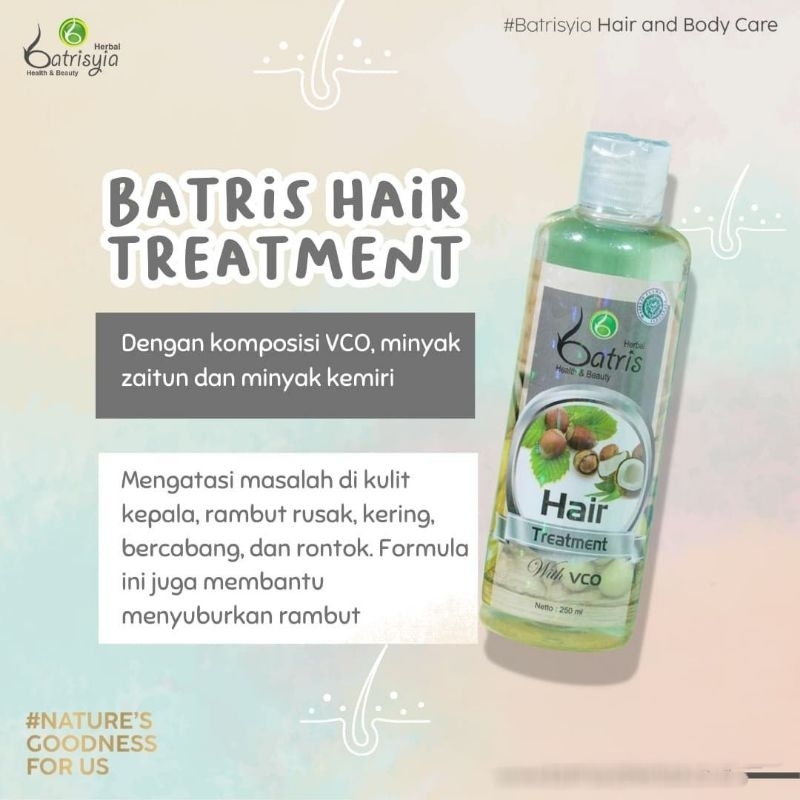 HAIR TREATMENT Batrisyia minyak penyubur rambut minyak rambut untuk rambut botak minyak rambut untuk
