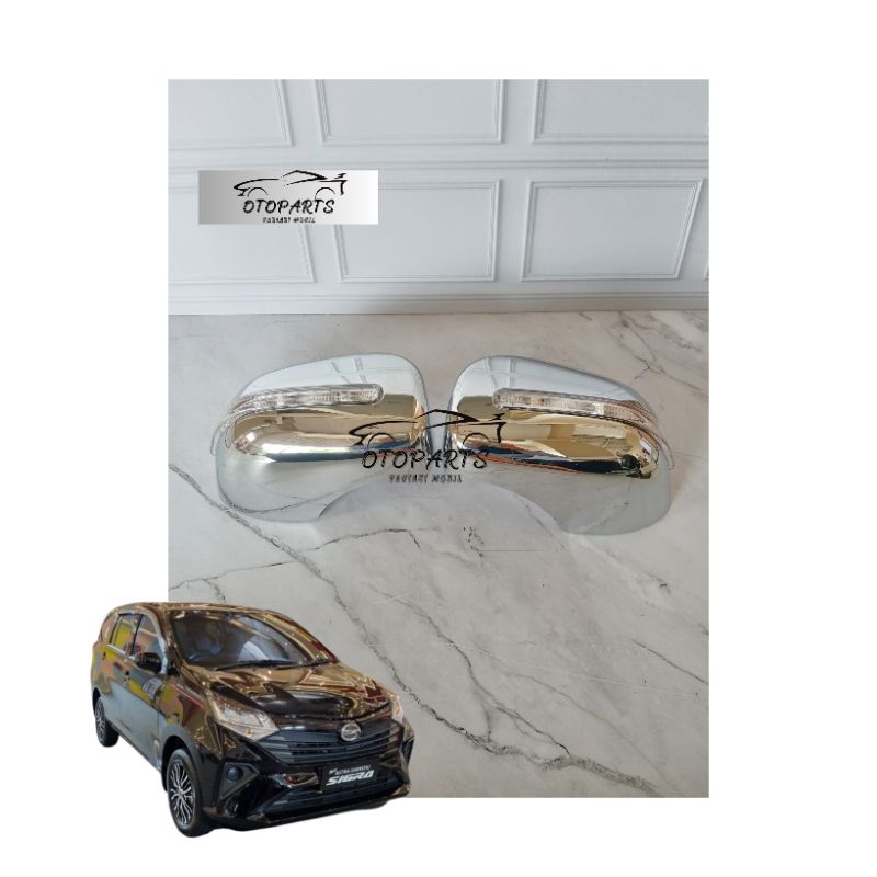 COVER PENUTUP SPION MOBIL SIGRA TIPE X DAN M CROM MODEL SLIM LAMPU KECIL