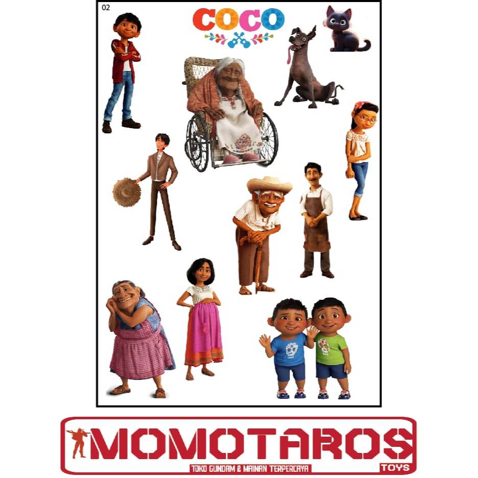 

Sticker Coco the movie disney 1 pc