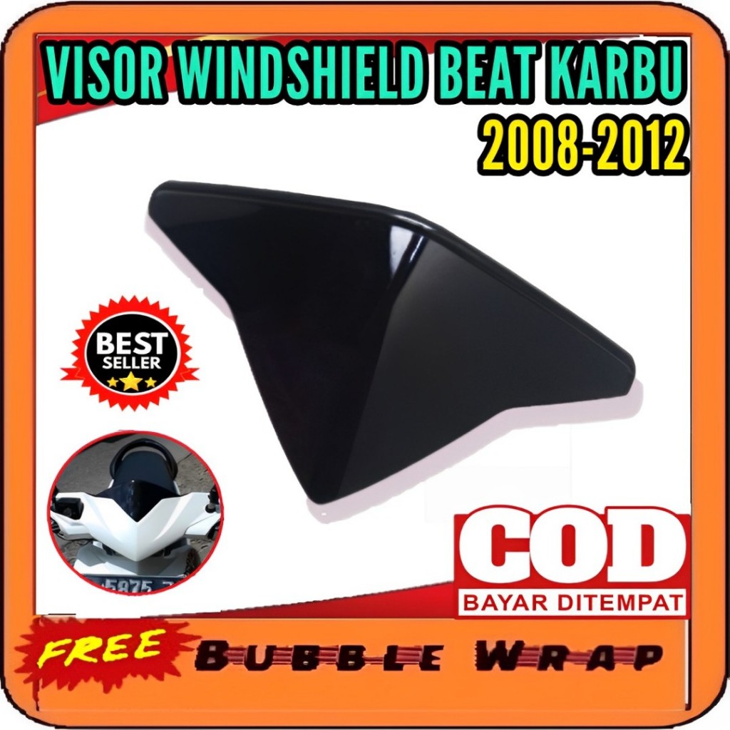 Visor Windshield Beat Karbu Lama Old Mini Kualitas Terbaik Harga Termurah