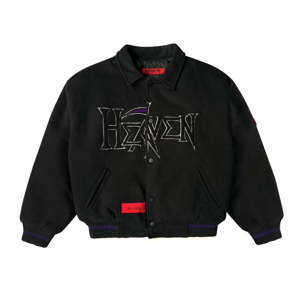VICIOUS PAIN / ABIGAIL - HEAVEN & HELL VARSITY JACKET