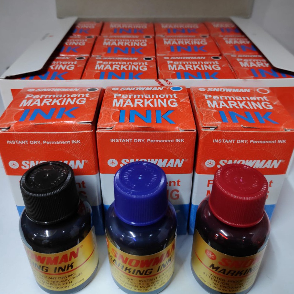 

KODE X69U LUSIN REFILL TINTA SPIDOL PERMANEN SNOWMAN ISI SPIDOL PERMANENT MIC