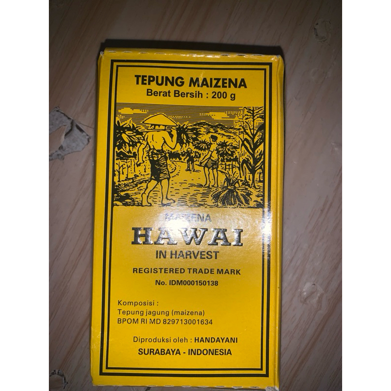 

TEPUNG MAIZENA HAWAI