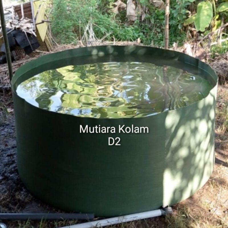 KOLAM IKAN BULAT DIAMETER 2 METER TINGGI 1 METER | TANDON AIR MURAH