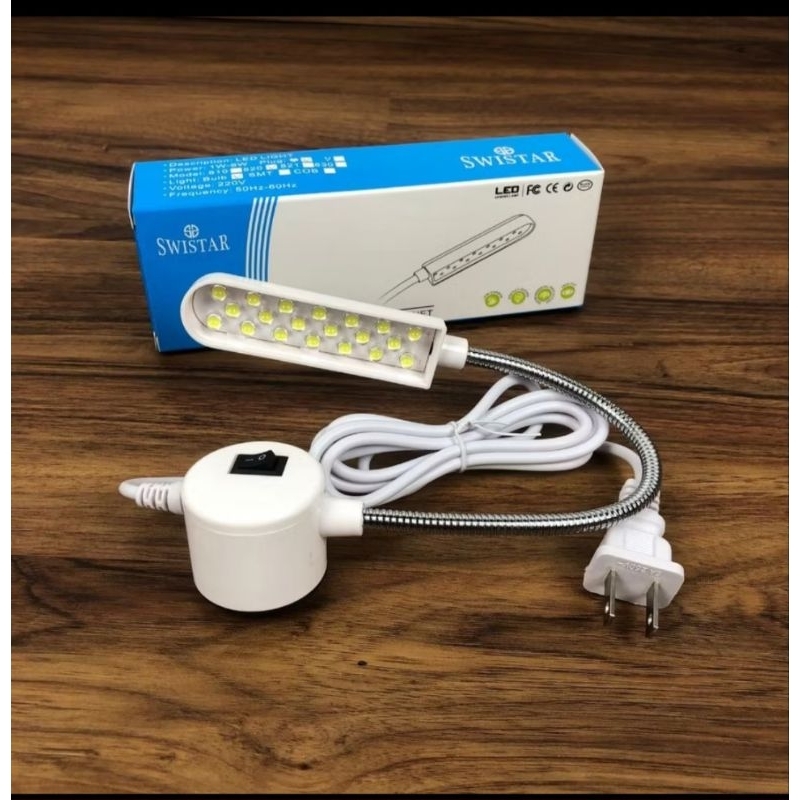 Lampu mesin jahit LED 20titik magnet