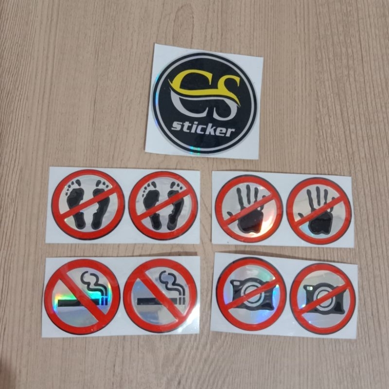 sticker cutting dilarang merokok stiker dilarang merokok