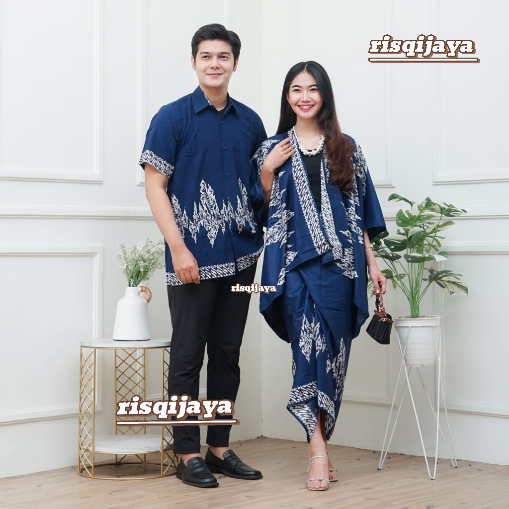 Couple Batik Modern, Cardigan Batik Modern, Cardigan Batik Wanita Modern, Cople Batik Modern One Set