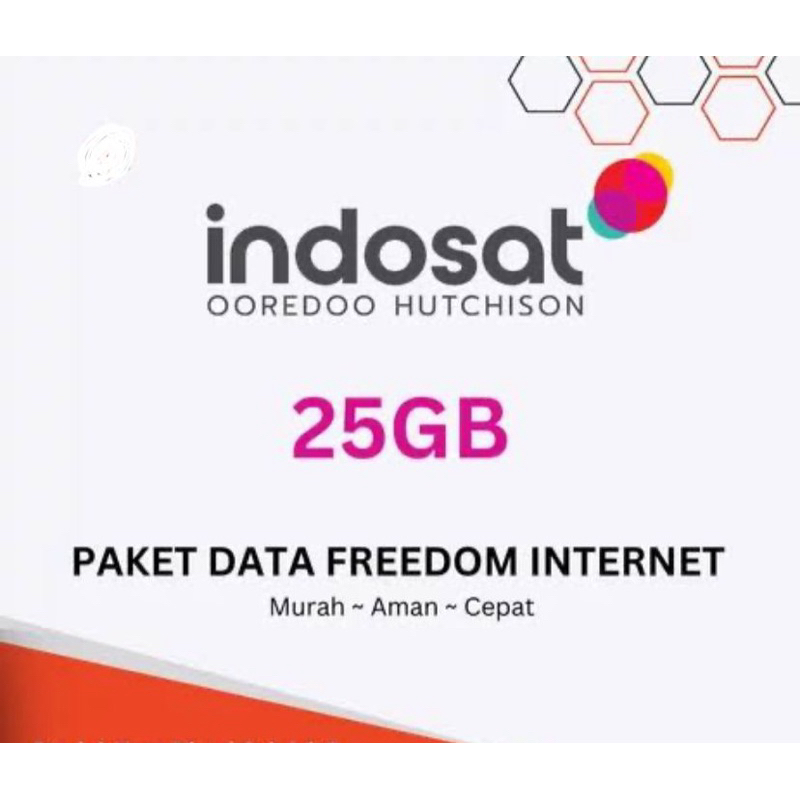 PAKET INTERNET INDOSAT 25GB DLL