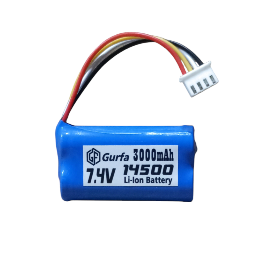 Banana Sport Baterai Speaker/ Mainan Anak & Elektronik Lainnya 2X 14500 7.4V 3000Mah Konektor Jst 4