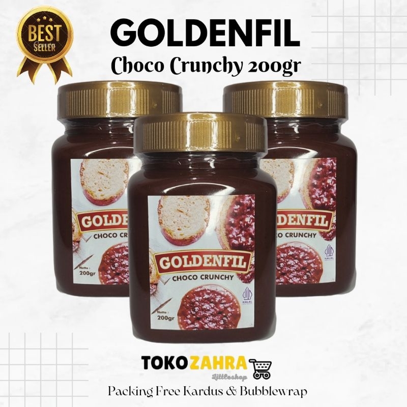 

Goldenfil Choco Crunchy In Jar 200gr