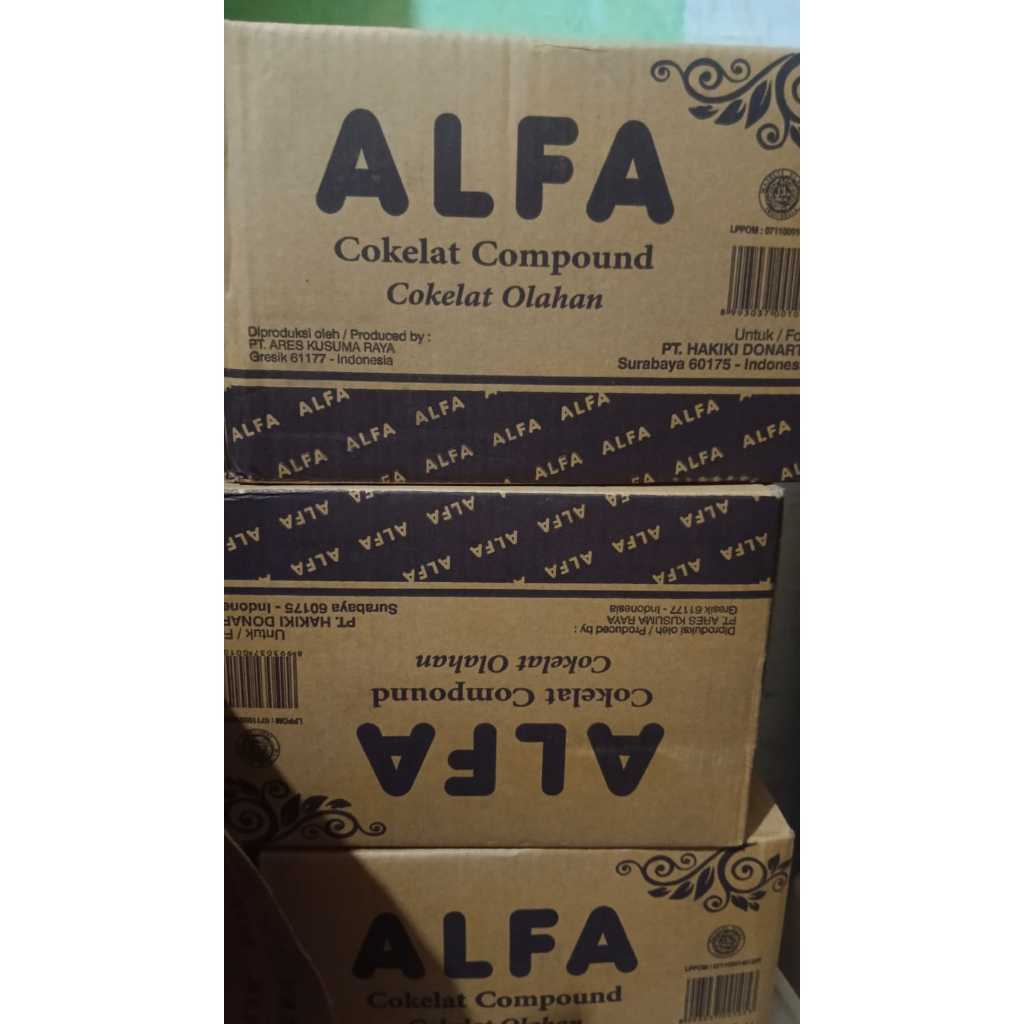 

ALFA GARIS C BLOK DARK COKLAT BATANG 500GRMX24PCS/DUS