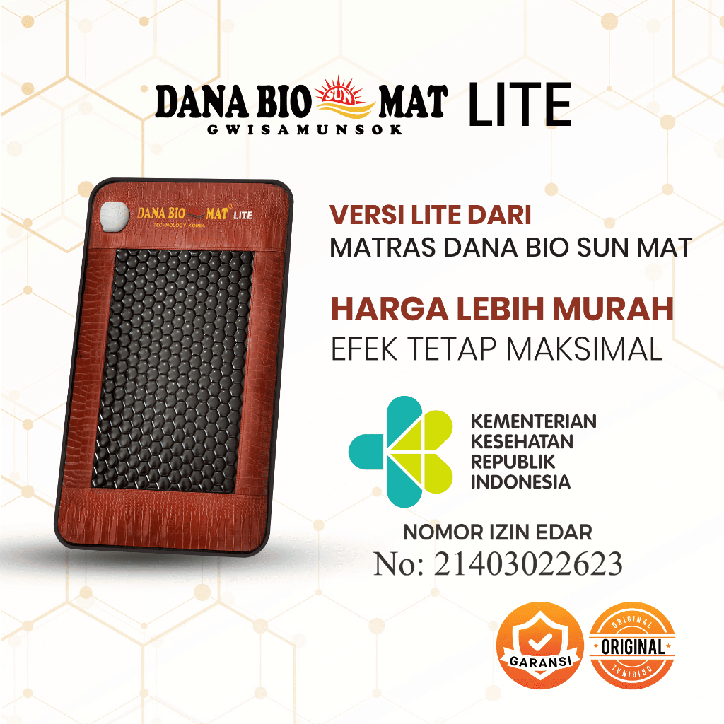 Dana Bio Sun Mat LITE Matras Refleksi batu Gwisamunsok - Mengatasi Kolesterol, Sakit Otot, Melancark
