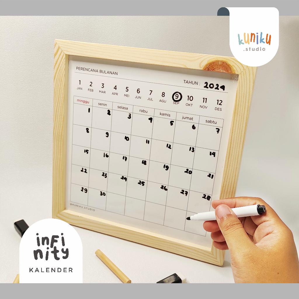 

kuniku - infinity kaleder / kalender sepanjang masa / manual kalender / meja dan dinding