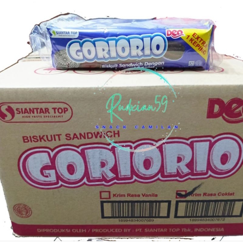 

Goriorio biskuit vanila dan coklat 1000 pak isi 10 pcs