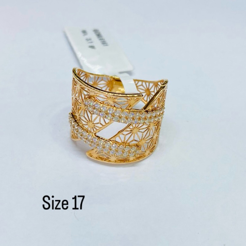 cincin emas fashion italy 17k