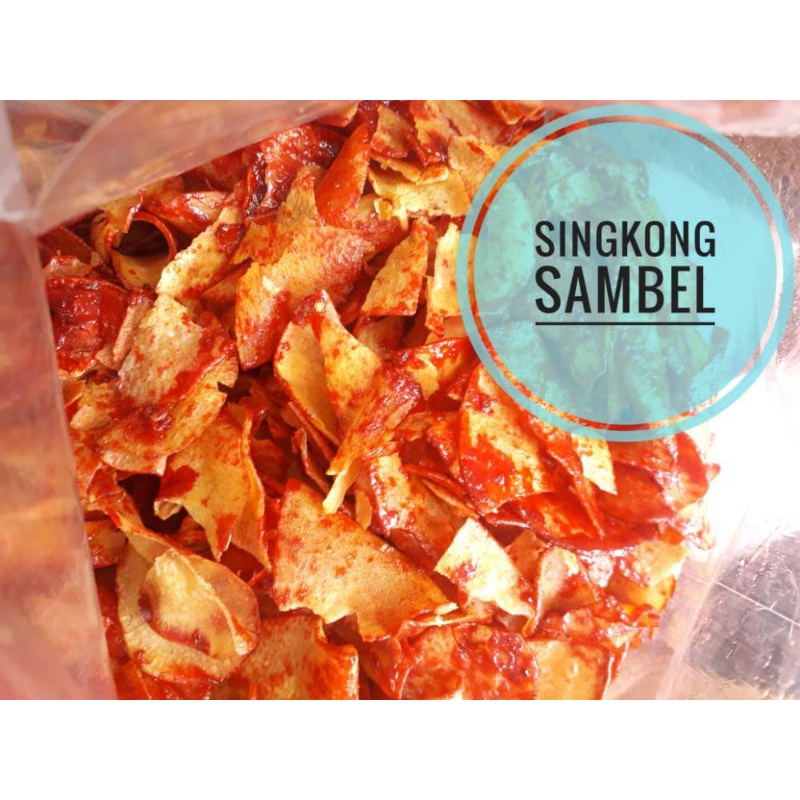 

keripik singkong sambel pedas manis gurih 250g