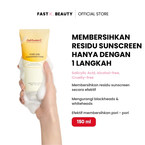 CELL FUSION C Pore Sun Cleansing Foam