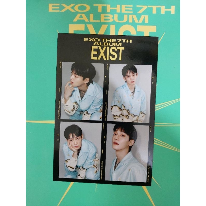 PC/Photo Card Chen EXO album Exist