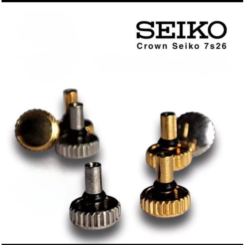 Knop kenop jam tangan Seiko 7s26 7009 6119 6309 Crown Seiko