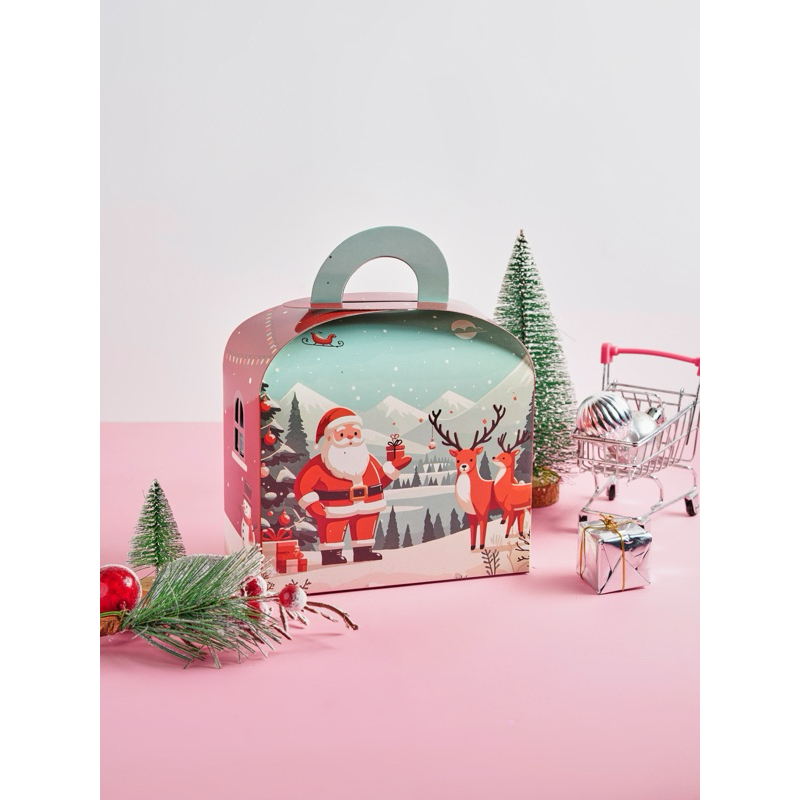 

VIEREPACK | (10 PCS) Box Natal Tenteng [Christmas Hampers Packaging Dus Toples Jar]