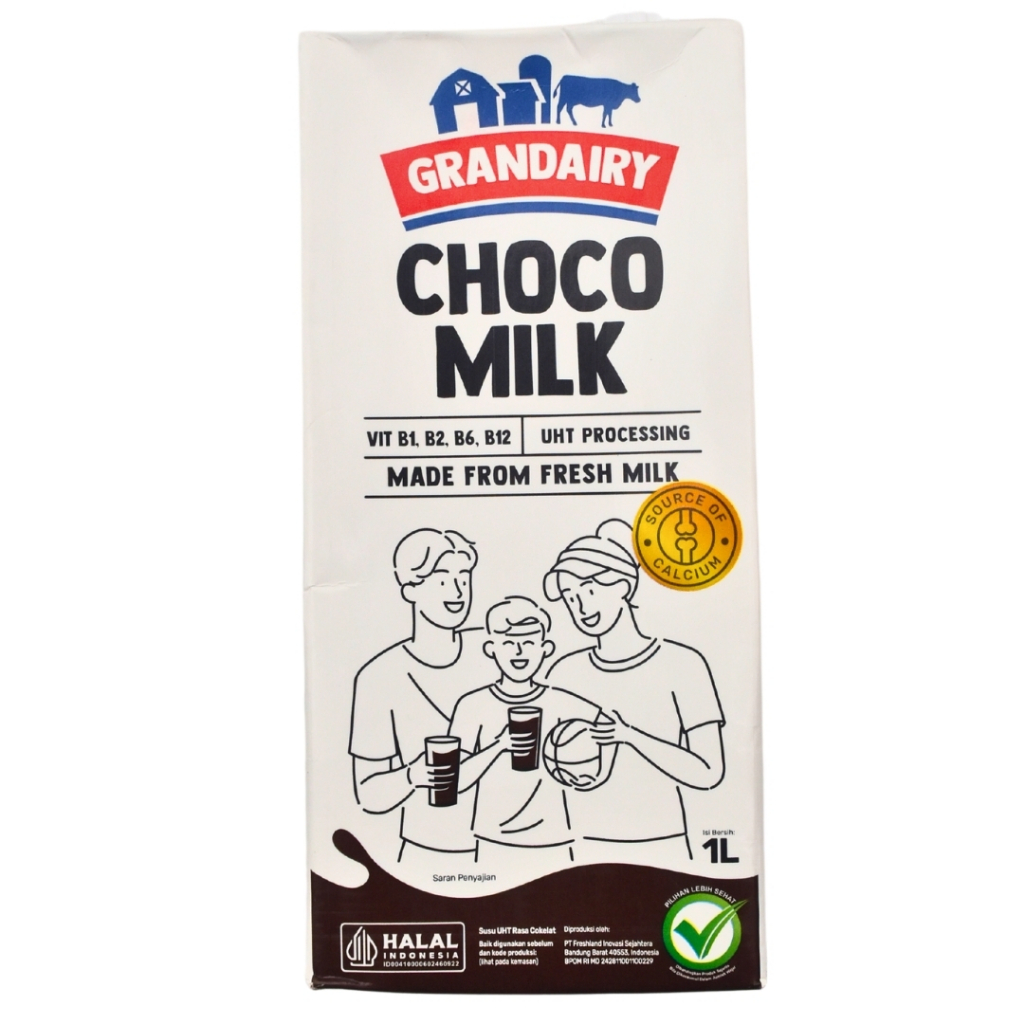 

Grandairy UHT Choco Milk / Susu Rasa Coklat 1 Liter