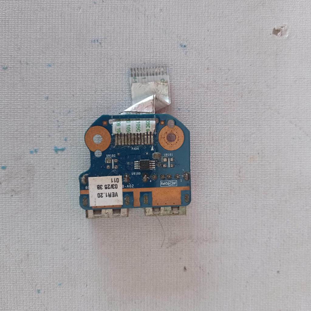 Port USB Laptop HP 1000 1b09AU Jack Board Second Bekas Original 62