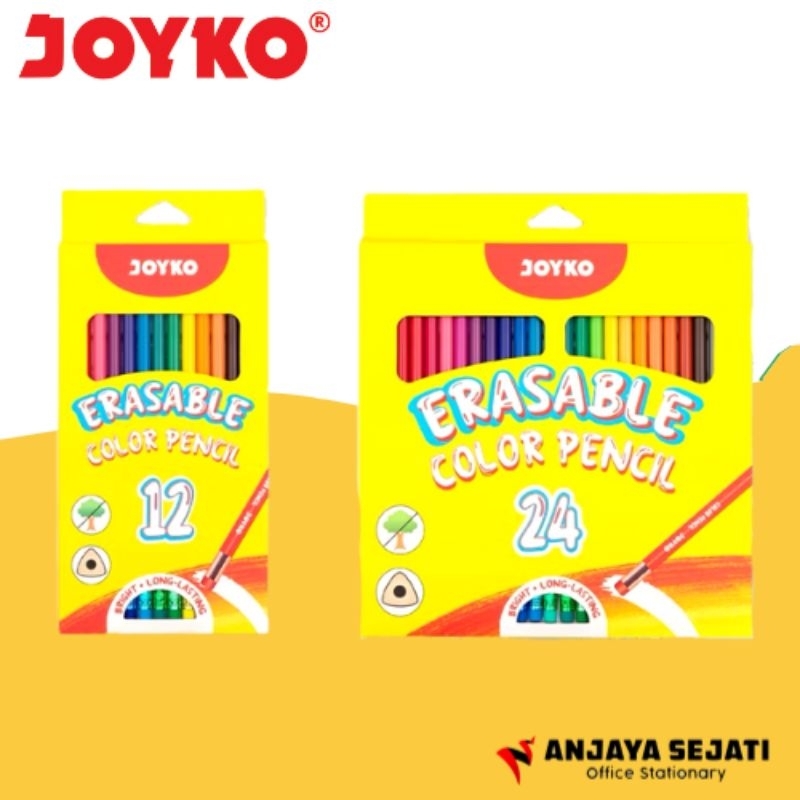 

Pensil Warna Joyko | Pensil Gambar Erasable Dapat Dihapus CP-0130