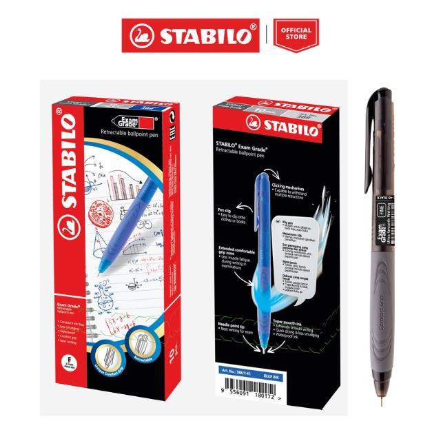 

Stabilo Ballpoint Pen 388 / Pulpen Stabilo Exam Grade 388