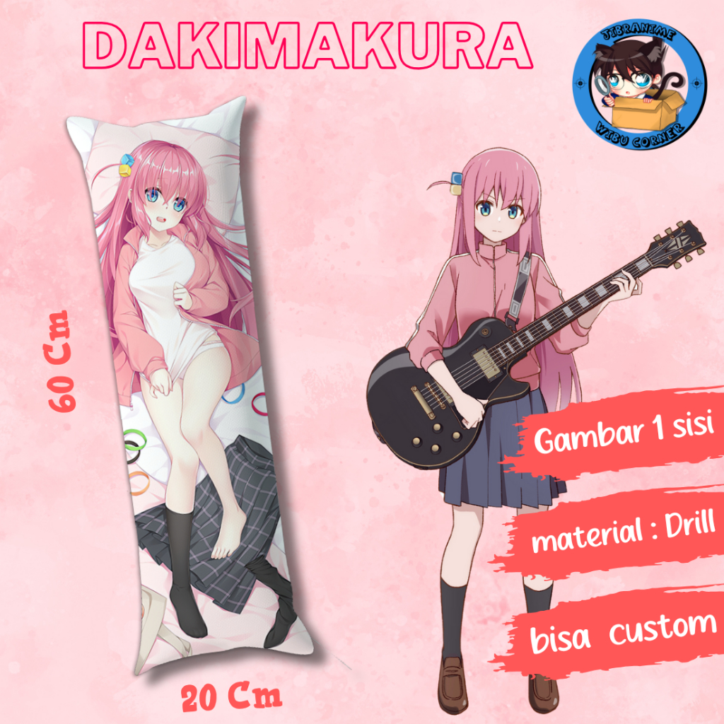 dakimakura / guling anime Bocchi The Rock Hitori Gotou