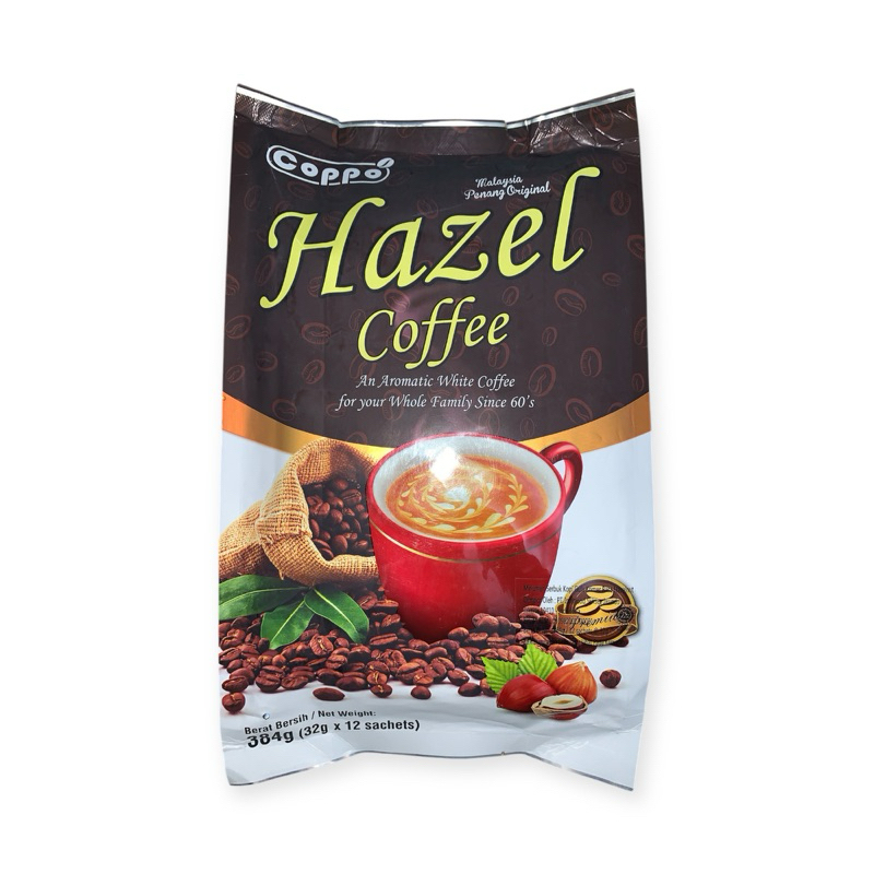 

COPPO | MALAYSIAN PENANG ORIGINAL - HAZEL COFFE (384g / 12 Sachet @39g)