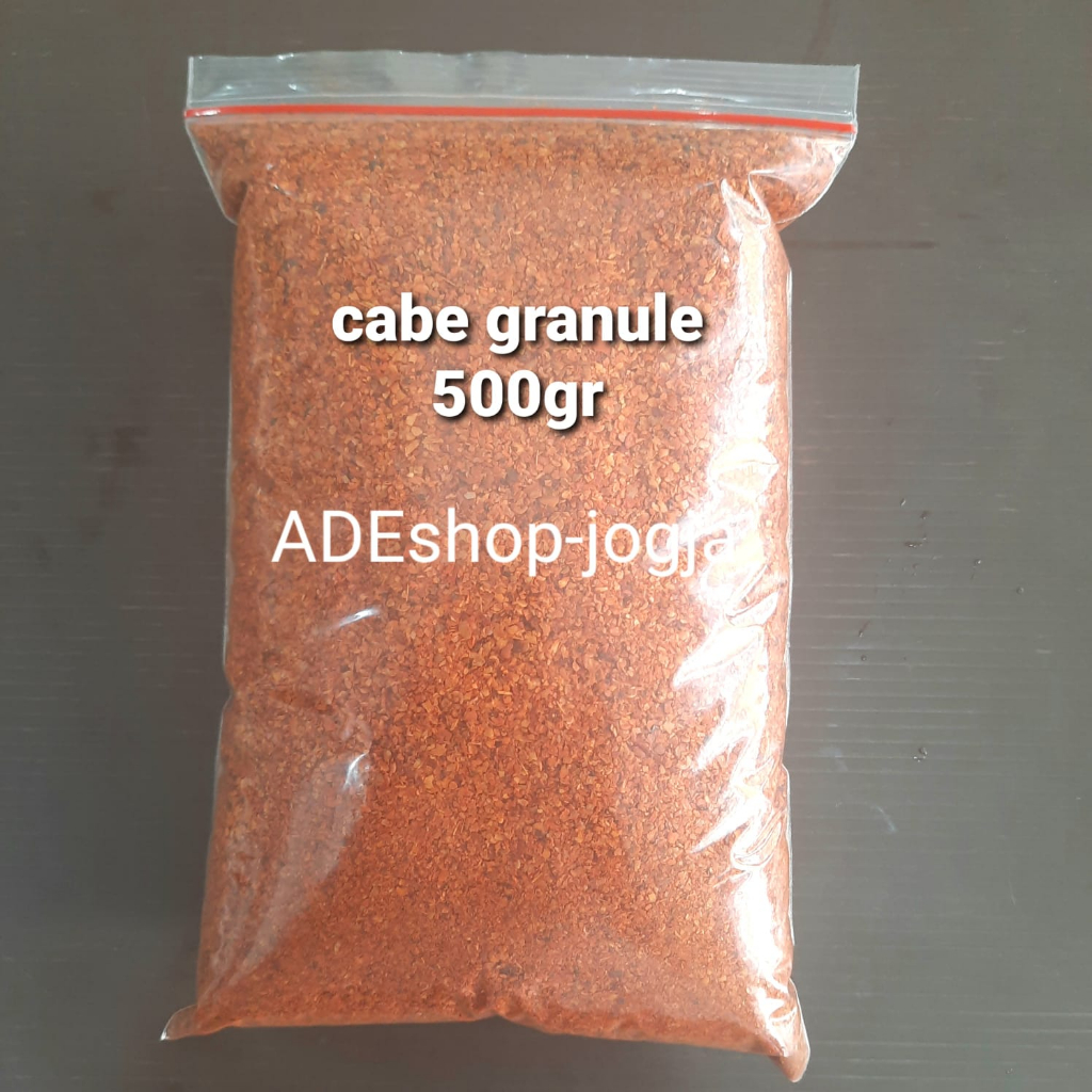 

cabe granule granol chili bubuk kasar granules 500 gr
