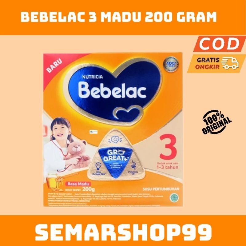 

BEBELAC 3 RASA MADU 200 GRAM
